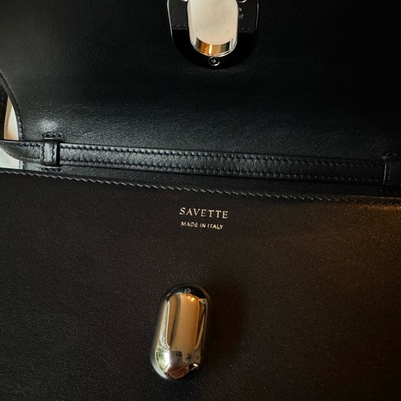 Savette Tondo Crescent Black Leather - Picture 4 of 9